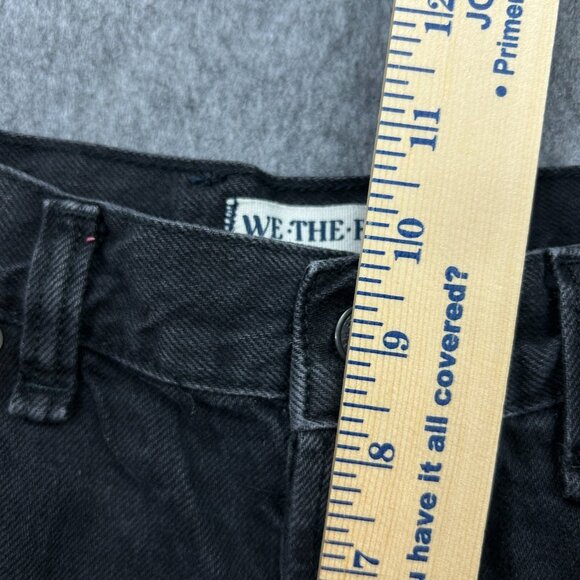 Free People We The Free Now or Never Denim Shorts Women's Size 25 Button Fly - Picture 8 of 10